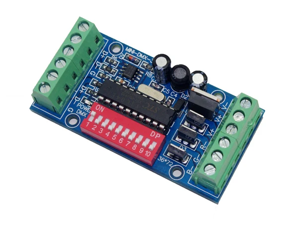 Лучшая цена 1 шт. DC5V 24V декодер led RGB контроллер MINI DMX 3CH|control w|led pistolcontrol correctives |