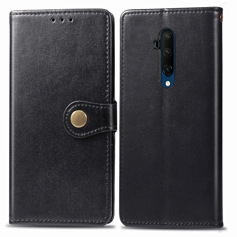 Роскошный кожаный чехол-книжка для Oneplus 7T 7 Pro чехол-кошелек мягкий чехол One plus