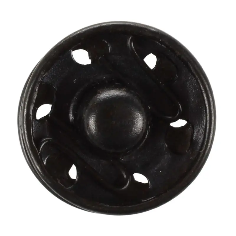 Одежда Швейные 15 мм пресс кнопки шпильки крепежа Черный 20 шт|Пуговицы| |