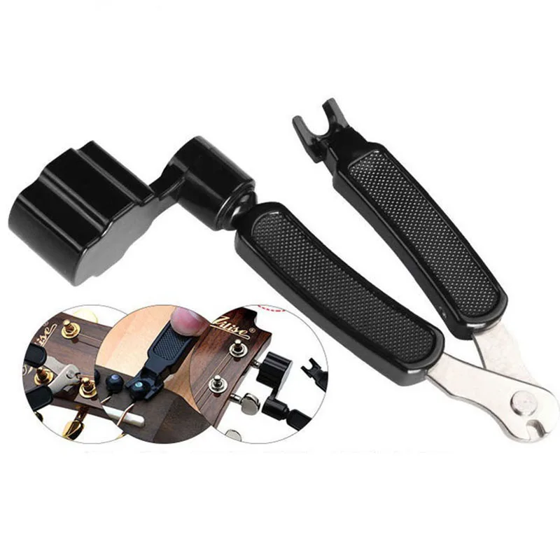 Многофункциональный инструмент для гитары 3 в 1 устройство намотки струн +