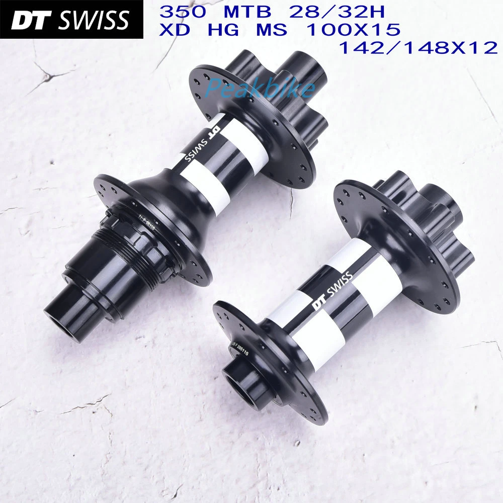 Оригинальный DT Swiss 350 MTB Классическая Ступица колеса для велосипеда 28H 32H 6