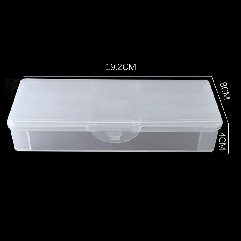 1 шт. прямоугольный двухслойный инструмент для дизайна ногтей пустая коробка