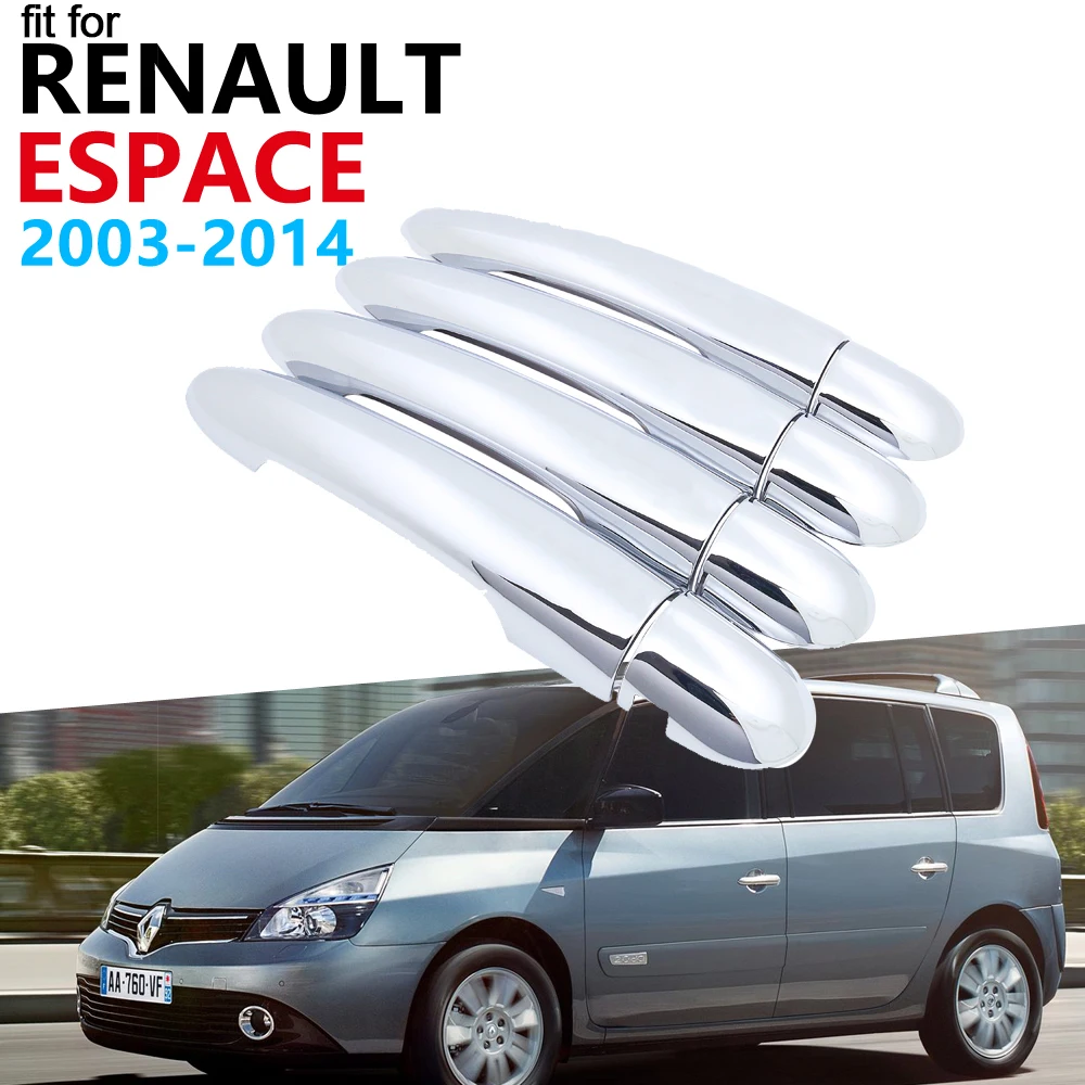 Дверные ручки автомобильные аксессуары для Renault Espace IV 2003 ~ 2014 роскошный хром