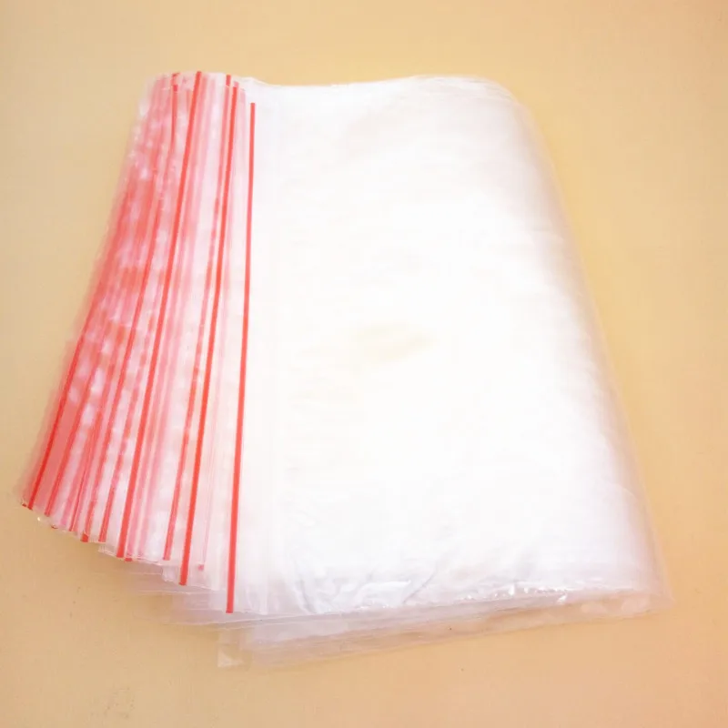 100 шт прозрачный повторно закрываемый целлофановя Упаковка пакетики из