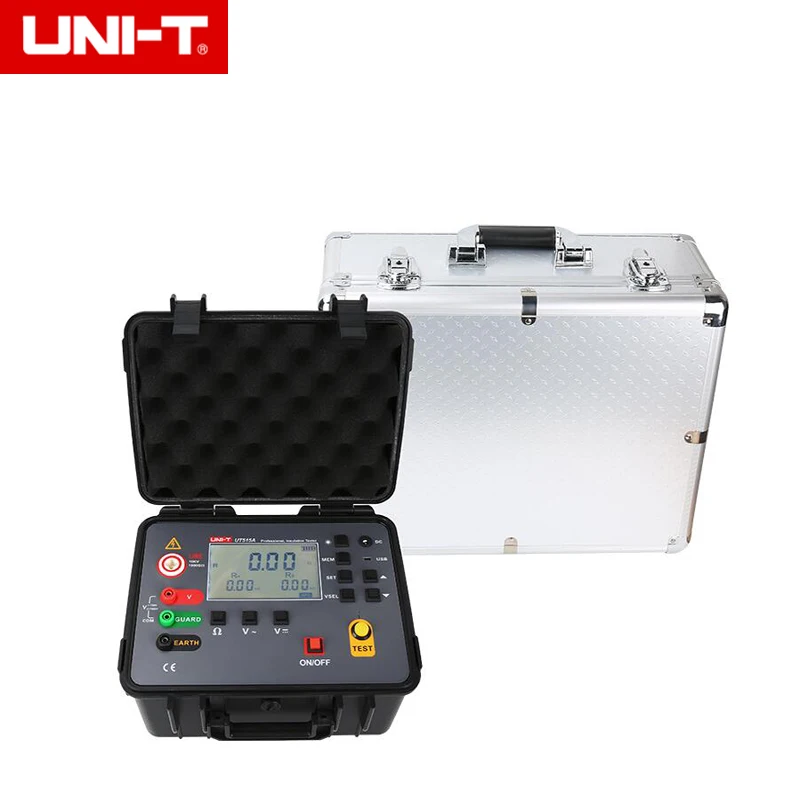 UNI T UT515A тестер сопротивления изоляции высокого напряжения большой экран