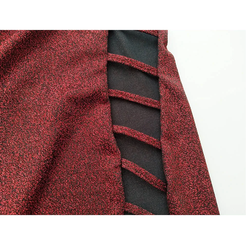 Облегающее вечернее коктейльное клубное мини-платье с вырезами по бокам