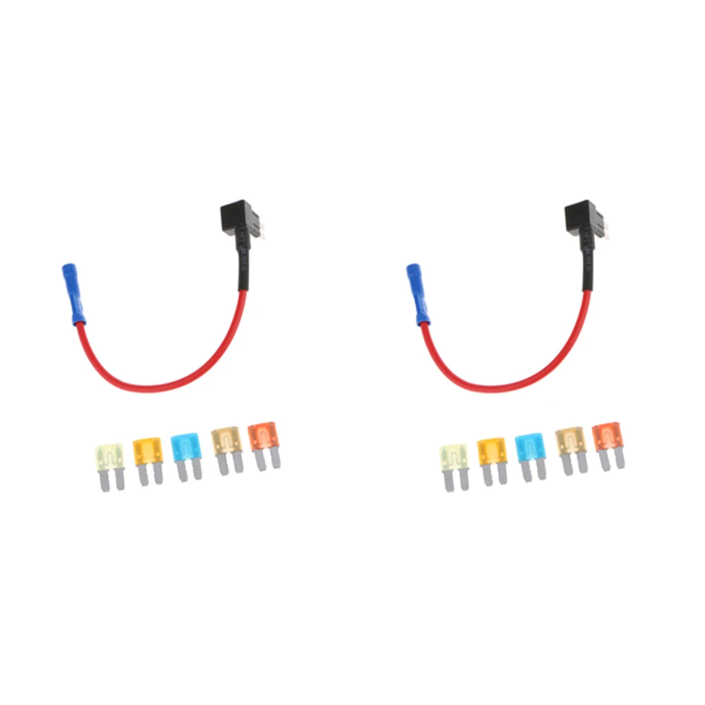 10 шт. предохранитель 5A 7.5A 10A 15A 20A и Micro2 | Автомобили мотоциклы