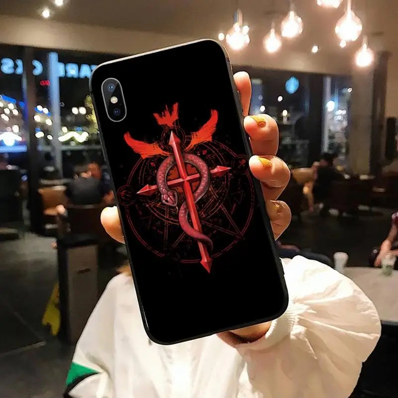 

Classic anime Fullmetal Alchemist Phone Case for iPhone 11 12 pro XS MAX 8 7 6 6S Plus X 5S SE 2020 XR