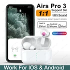 Apple AirPods Pro 3 TWS беспроводные наушники Bluetooth наушники в ухо наушники Спортивная игровая гарнитура для Huawei Apple iPhone Xiaomi Android