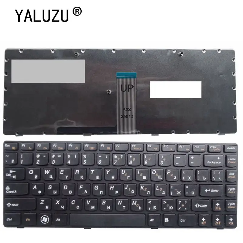 YALUZU русская новая клавиатура для ноутбука LENOVO G470 V470 B470 B490 G475 B475E V480C B480 M490 B475 V480 M495