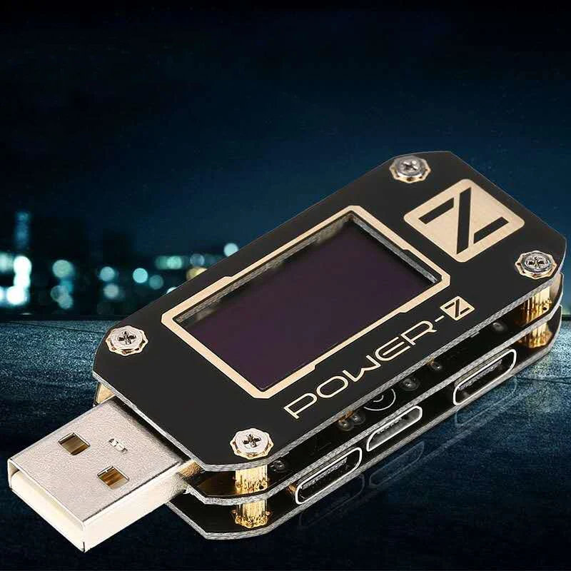 

Charger LAB POWER-Z USB Tester PD Digital Voltage and Current Ripple Dual Type-C KM001 Meter Power Bank Detector