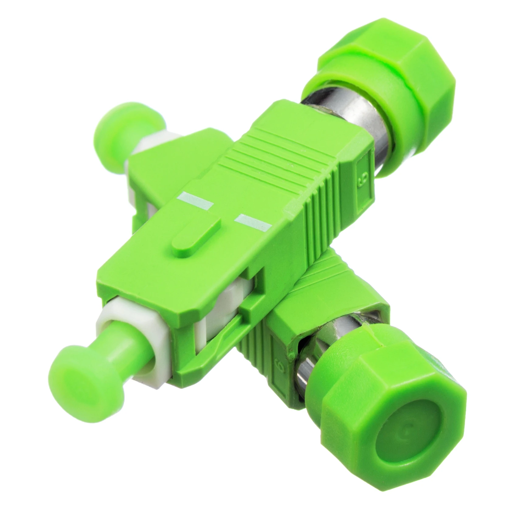 High quality 2pcs/lot  Singlemode FC-SC Fiber Optical Adapter FC Female to SC APC Male Fiber Optic Adapter