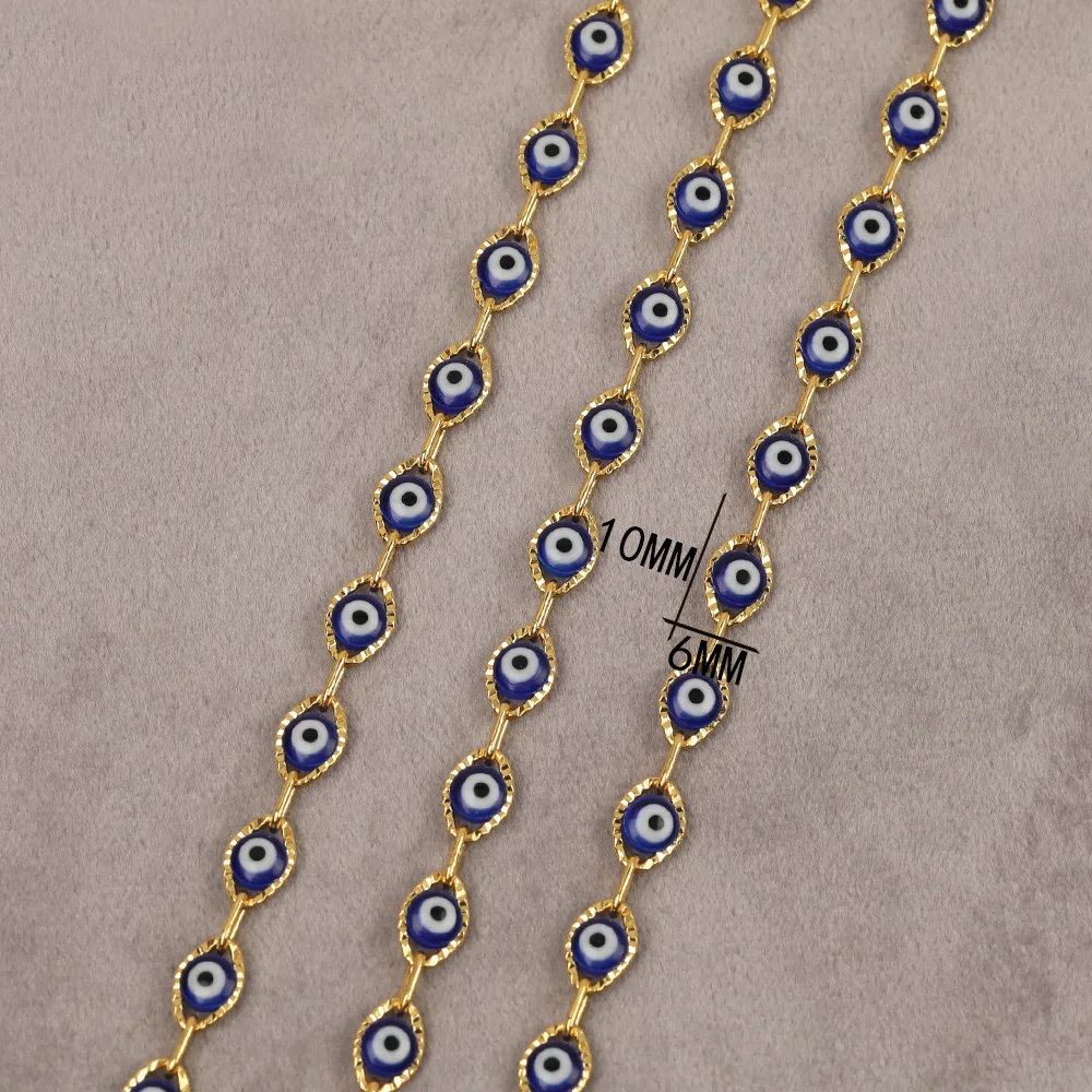 

HAOSAW 1M/Lot Copper Chain/Hand Made/Oil Drop/Multi Colors/DIY Bracelets Making/Necklace Accessories/Jewelry Findings Components