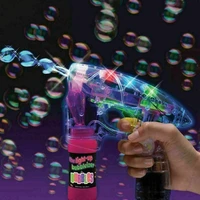 bubble gun fun light up flashing led bubble machine kids outdoor garden toy uk