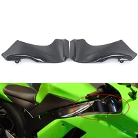 motorcycle carbon fiber side fairing intake air tube duct cover protector panel for kawasaki ninja zx6r zx 6r zx636dc 05 06
