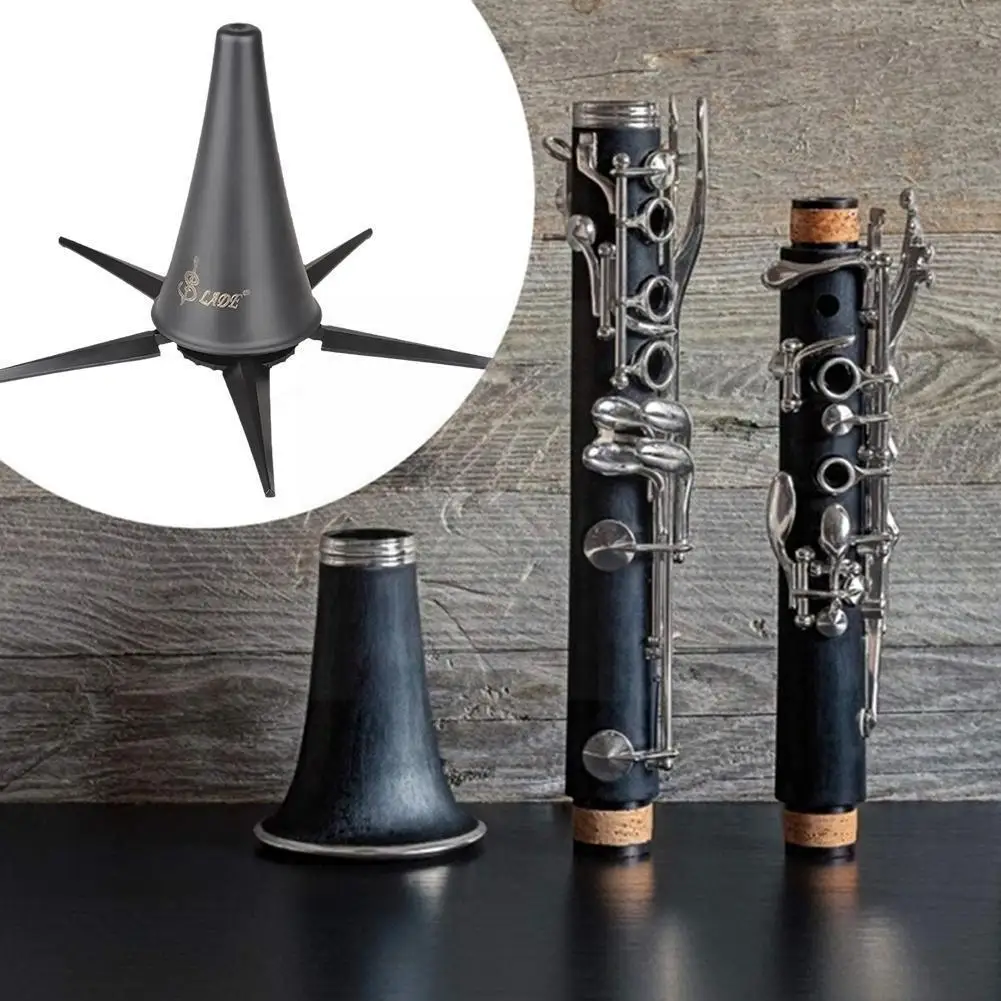 

Portable Clarinet Stand Bracket Foldable Flute Holder Durable More And Rack Placement Instrument Stable Musical U3X6
