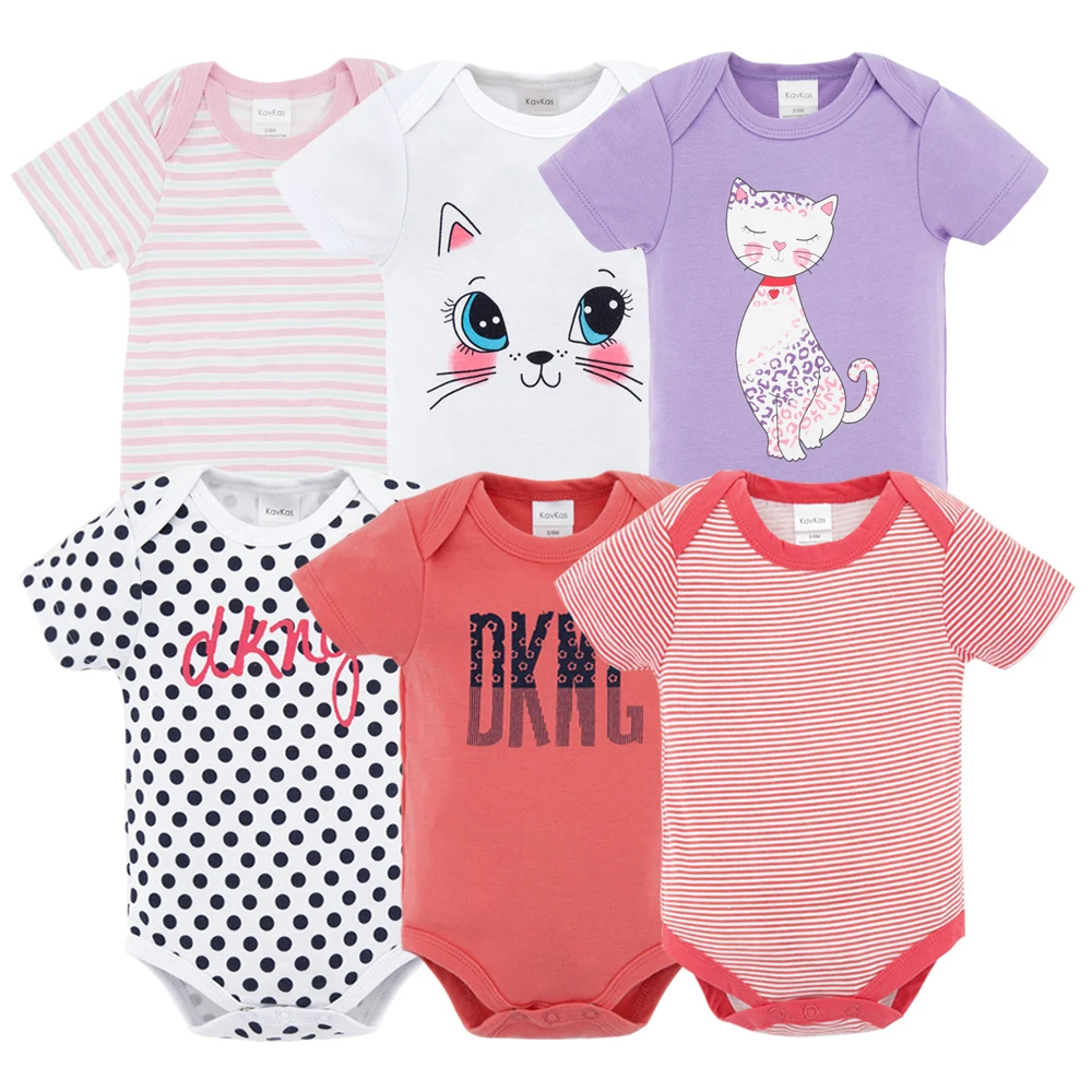 HY21072175 Honeyzone 6 шт. Детские боди из хлопка цельный короткий рукав Roupa De Bebes летний комплект одежды для маленьких мальчиков - Цвет: HY21072175