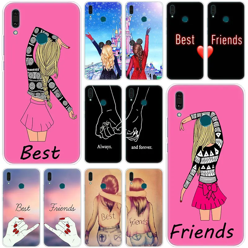 Лучшие друзья вместе навсегда Кремниевый чехол для Huawei Mate 30 20 10 Lite Pro Y9 Y7 Y6 Prime Y5 2019 2018 2017 Модный чехол на.