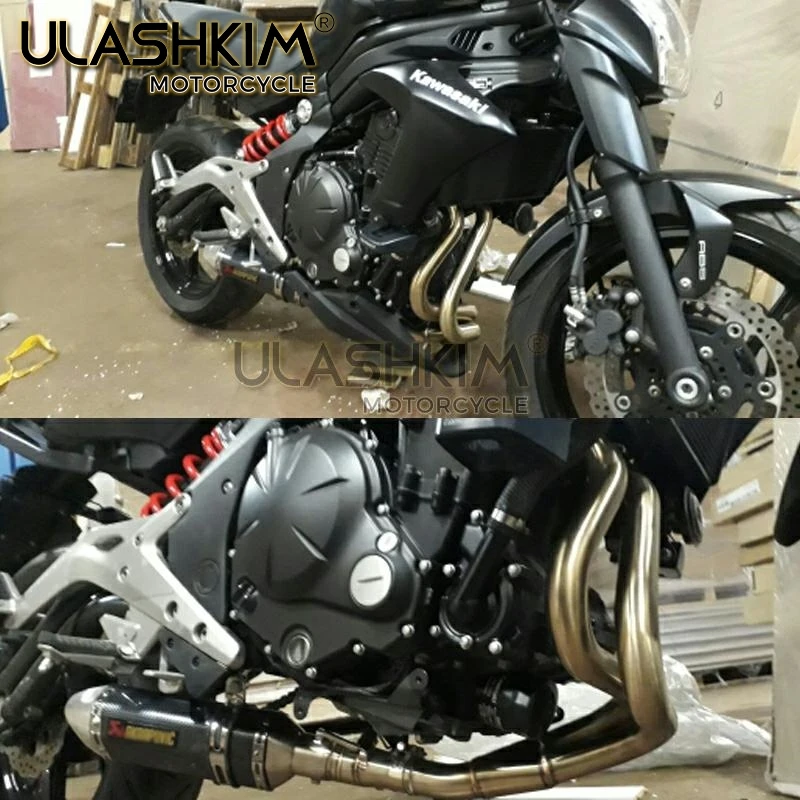 Слипоны для KAWASAKI ER6N ER6F 2012-2016 Ninja 650R Z650 2017-2020 Versys 650 2015-2017 глушитель выхлопных газов