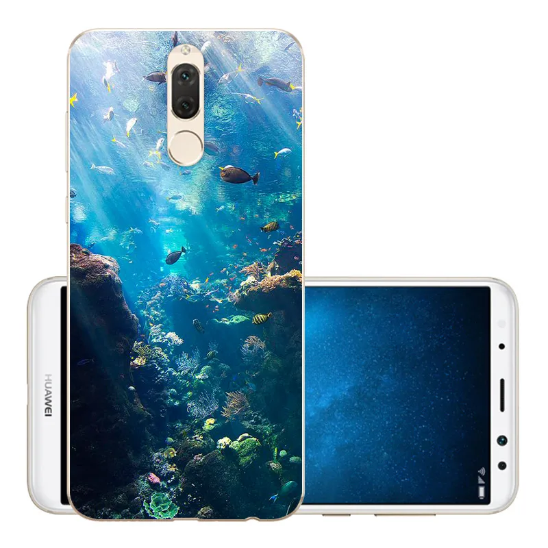 CROWNPRO Мягкий ТПУ для 5," huawei mate 10 Lite чехол-накладка для задней панели телефона Nova 2i/Maimang 6/mate 10 Lite чехол s - Цвет: HDY