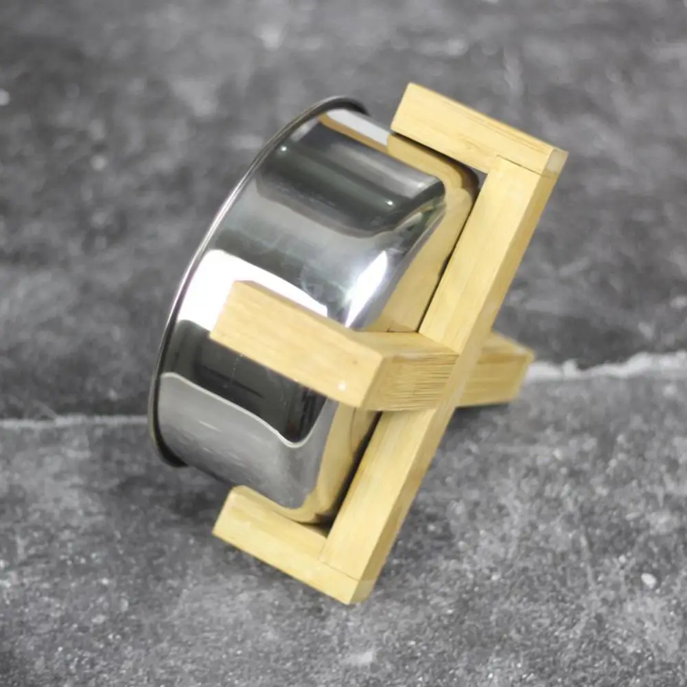 5 дюймовая Новая высококачественная круглая миска для кормления из нержавеющей