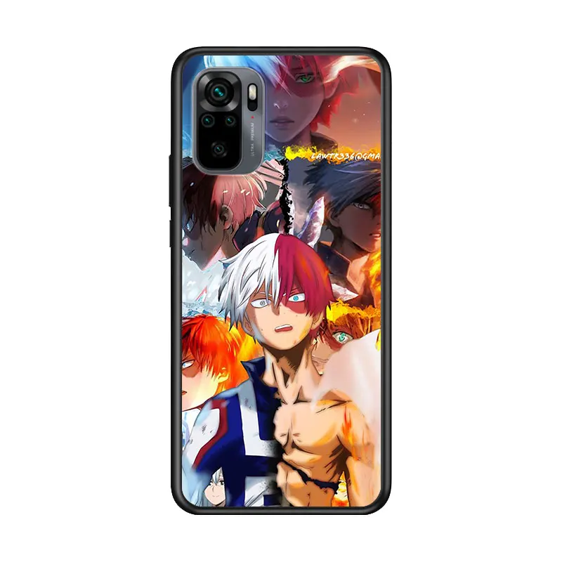 

Shoto Todoroki for Xiaomi Redmi Note 10 10S 9 9T 9S 9Pro Max 8T 8Pro 8 7 6 5 Pro 5A 4X 4 Soft Black Phone Case