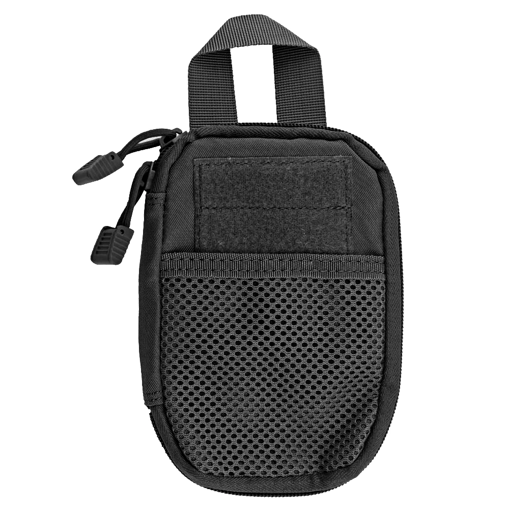 Black Многофункциональная тактическая Сумка Molle для повседневного использования, сумка для хранения косметики, Сумка для кемпинга, походов, охоты, поясная сумка - Цвет: Black