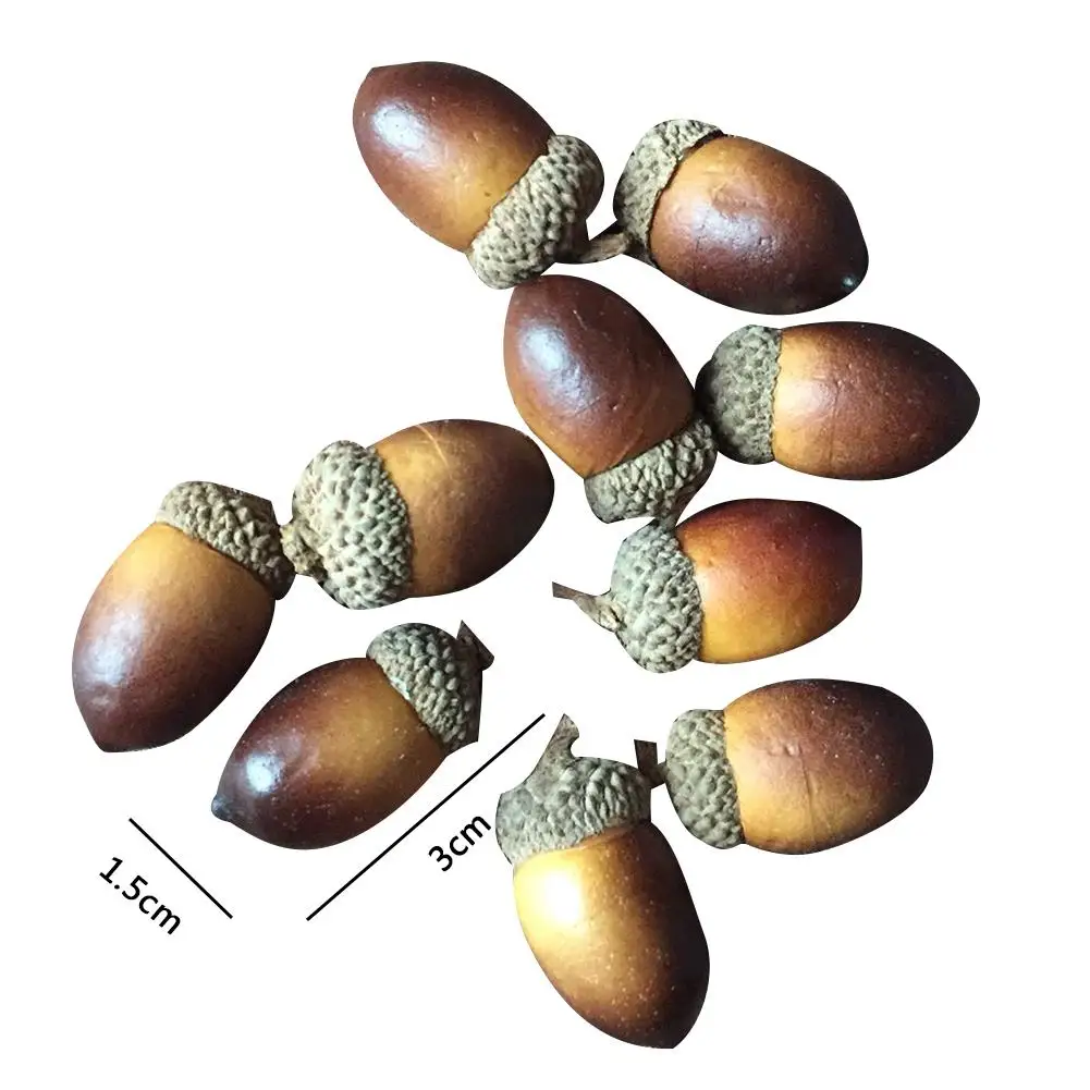 20 шт. 3 см пенные сосновые конусы Мини искусственная пена фрукты желуди овощи