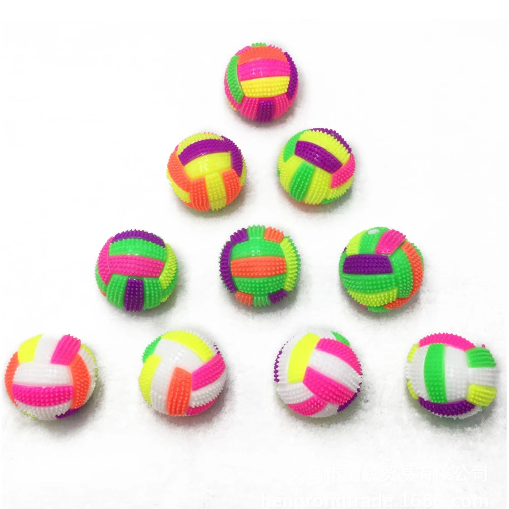 Pet Dog прыжки активация мяч светодиодный свет Мигающий Прыгающий мячик игрушка для