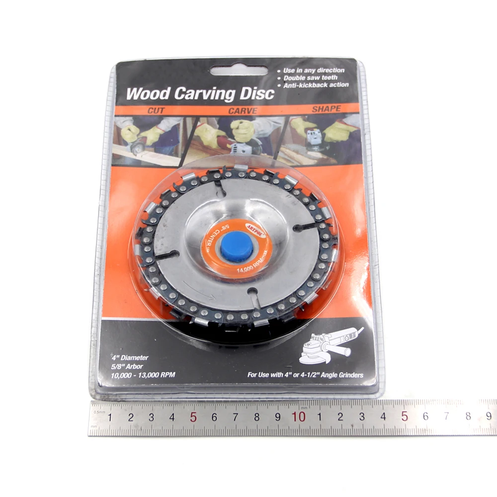 Угловая шлифовальная машина с 4 дюймов 22 зубчатая цепь диск деревообрабатывающий