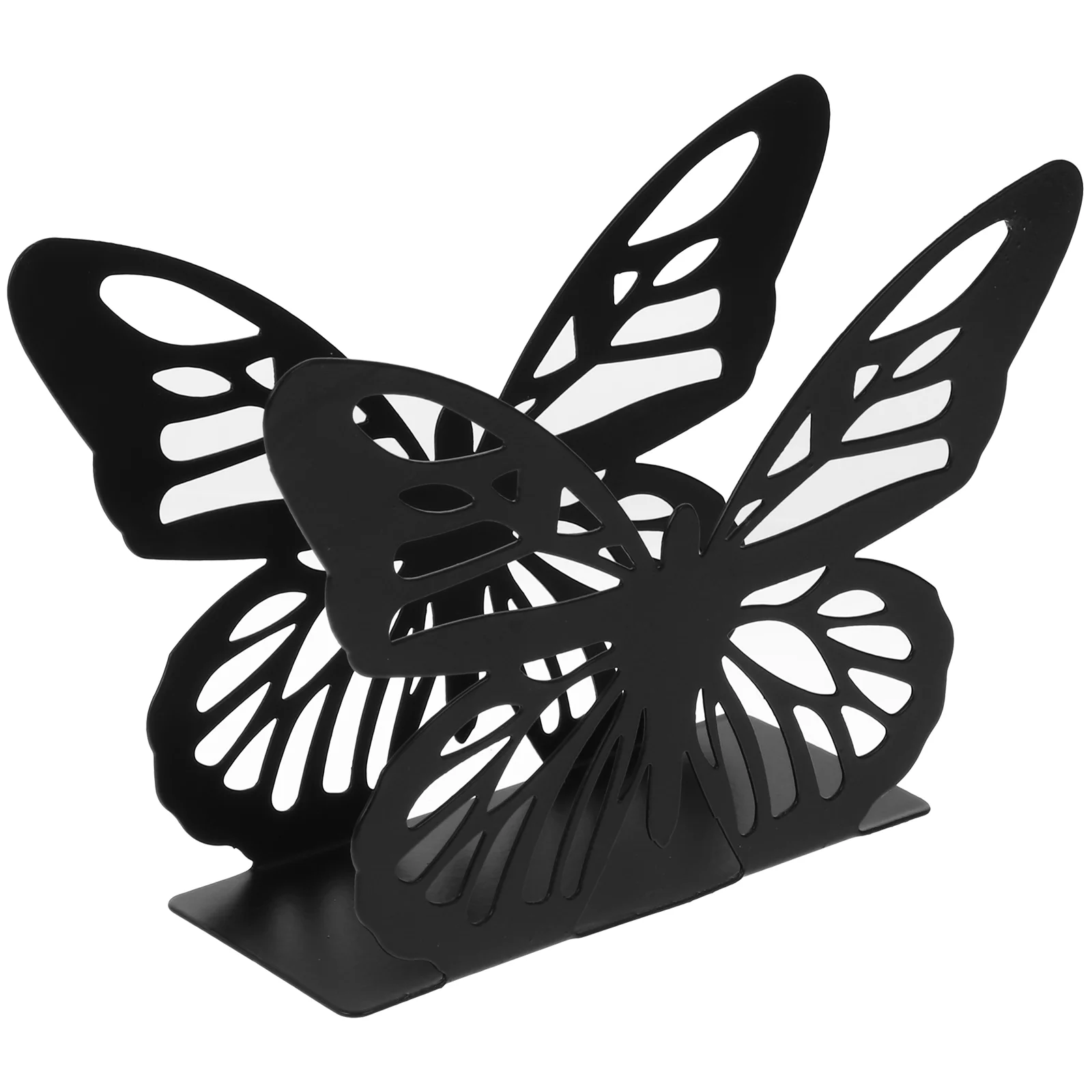 

1Pc Iron Tissue Holder Desktop Napkin Stand Serviette Holder Tissue Organizer