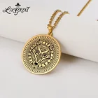 LIKGREAT Для Мужчин's Нержавеющаясталь норвежский викинг Волчья Голова амулет Молот Тора кулон Цепочки и ожерелья волки талисман Wicca панк Для мужчин ювелирные изделия