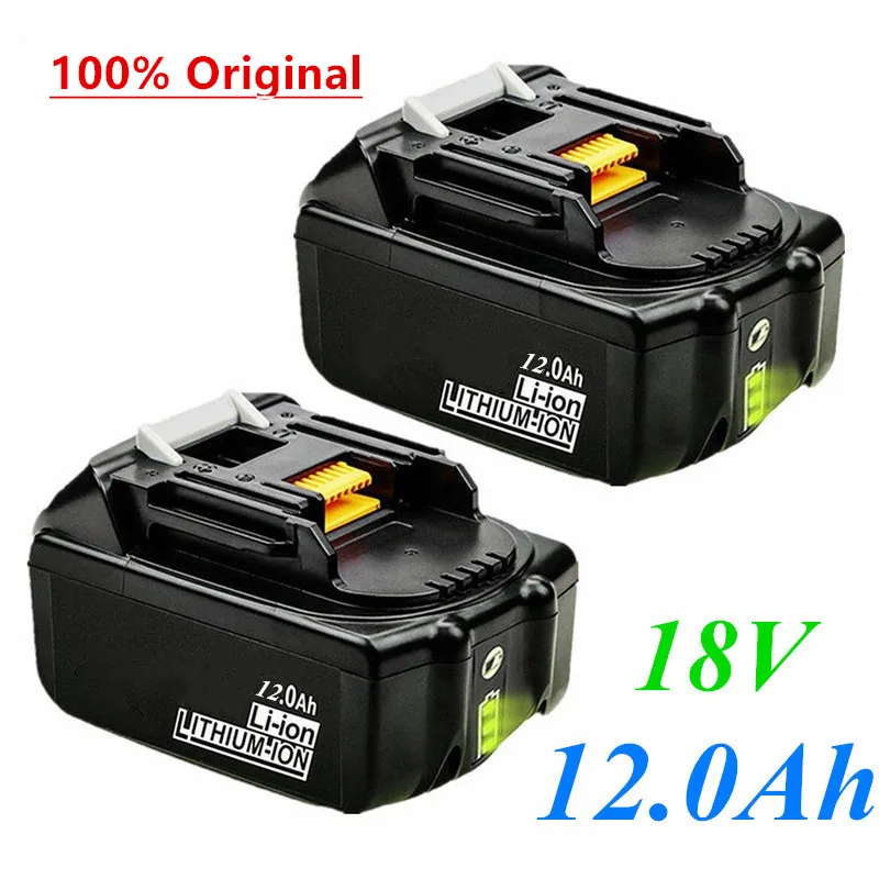 Новый оригинал для Makita 18V 12000mAh перезаряжаемые электроинструменты батарея с
