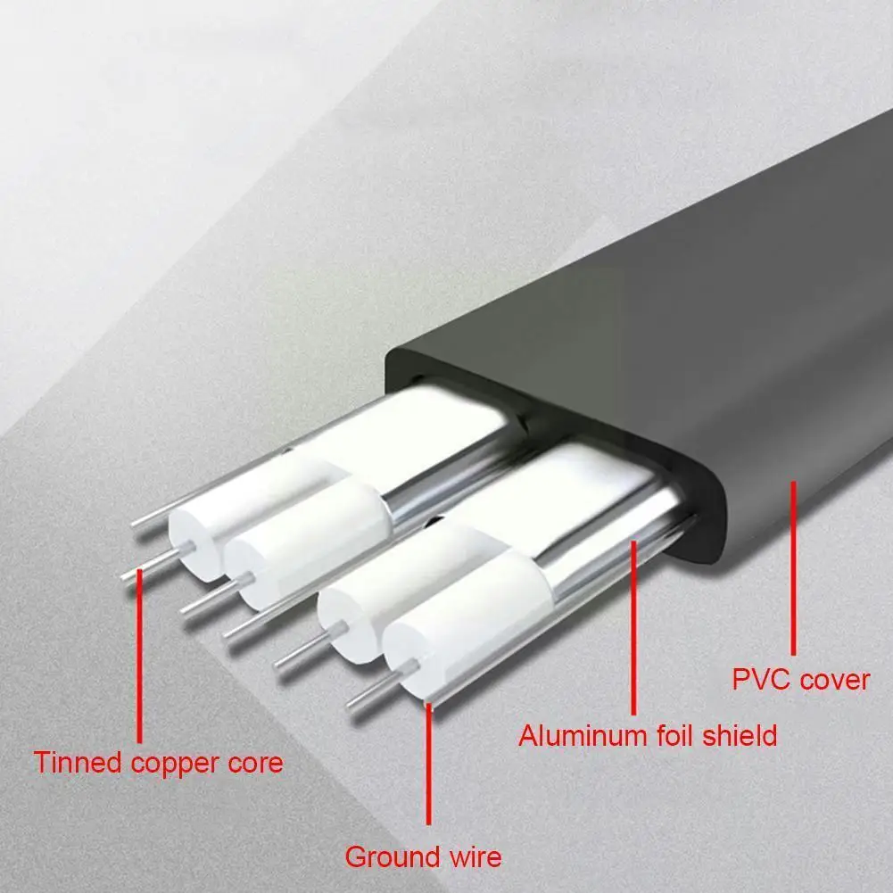 

Гибкий кабель SATA для 6 Гбит/с, 8 ядер, 3,0 м