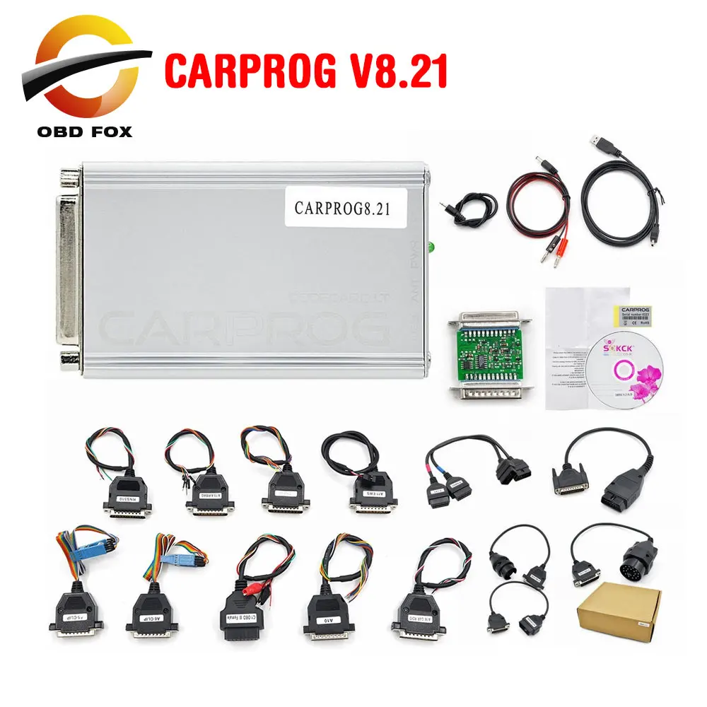 Инструмент для тюнинга и ремонта автомобиля Carprog V8.21 V10.93 программатор V10.05 с 21