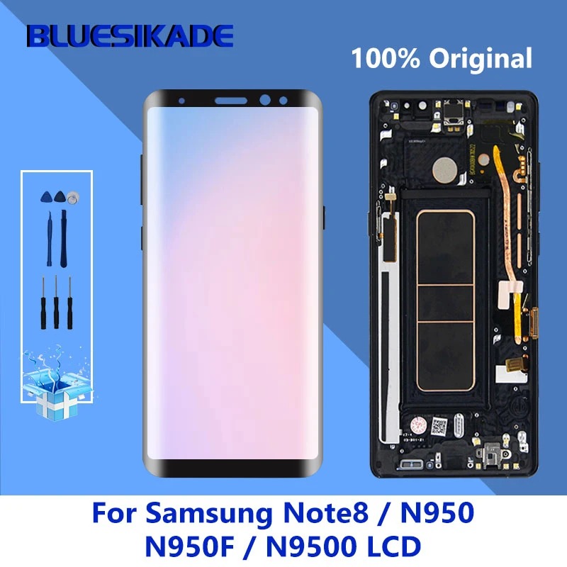 Оригинальный ЖК-дисплей для Samsung Galaxy NOTE 8 N9500 сенсорный экран Note N9500F ЖК-дигитайзер