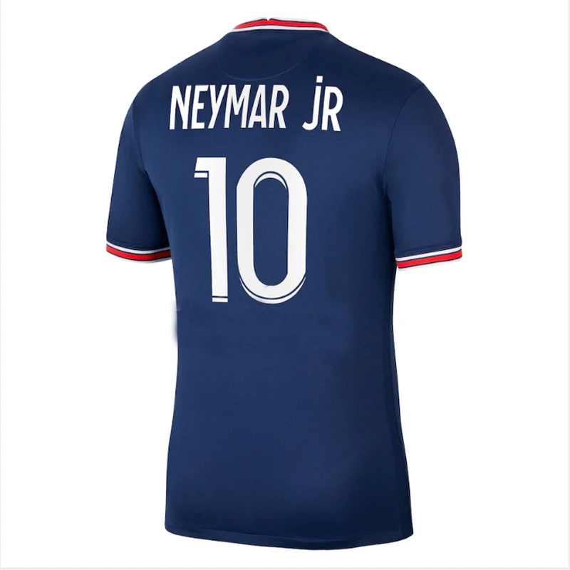 

New MBAPPE KEAN Soccer Jersey 21 22 Maillots De Football Shirts 2021 2022 MARQUINHOS VERRATTI KIMPEMBE Men Kit Uniforms Enfants
