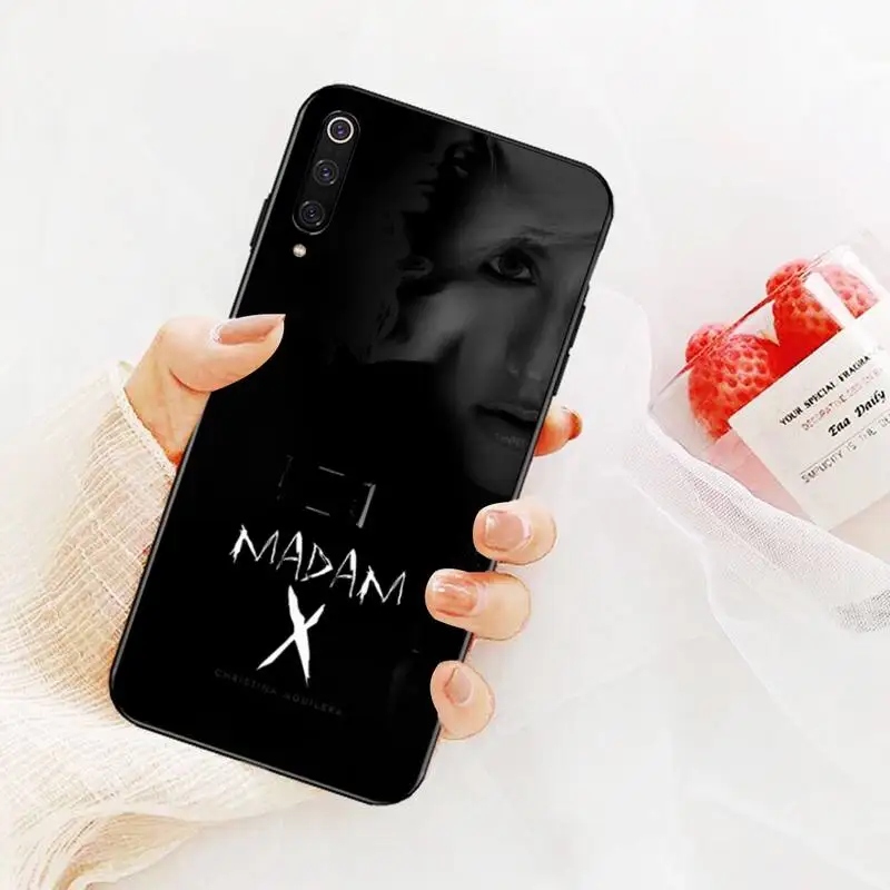 Черный мягкий ТПУ чехол для телефона с Мадонной мадам х Xiaomi Mi10 10Pro 10 lite Mi9 9SE 8SE Pocophone