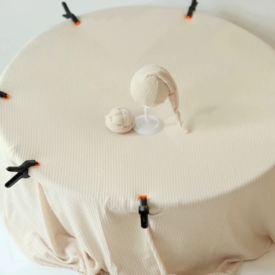 Хаки 150*150 детский набор для фотосъемки Bebe Bean сумка фоновая ткань новорожденный реквизит для фотосъемки вафельная ткань фон ткани - Цвет: Хаки