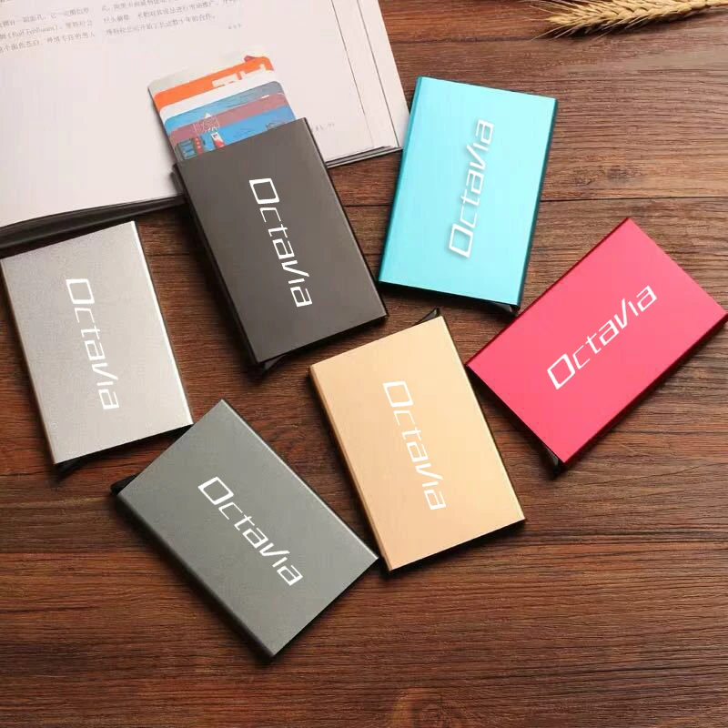 

Анти-кражи смарт держатель ТОНКИЙ ID держатель для карт автоматически карты для шкода Октавия фабия KAMIQ KAROQ KODIAQ быстрого скала превосходная