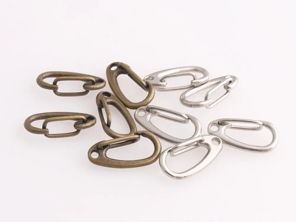 Латунь триггер зажимы Весна пуш-ап ворота застежка 22 мм Ремешок Омар крюк брелок