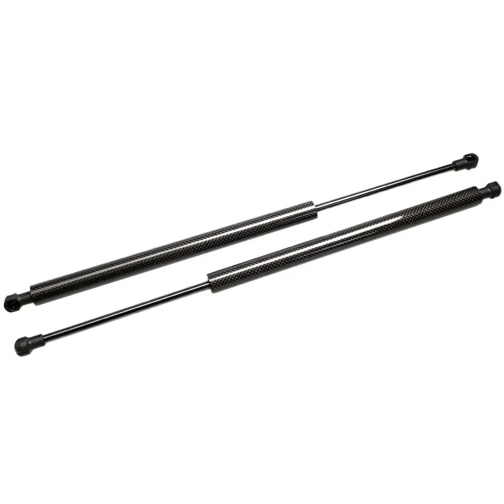 1 пара автоматических газовых распорок для Toyota Land cruiser Prado 150 серии Land cruiser 2009 2010 2011 2012 2013 капот 520 мм - Цвет: Black carbon fiber