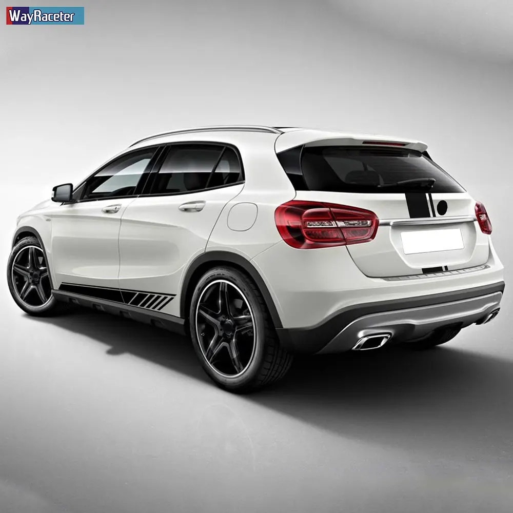 Выпуск 1 наклейки на боковые двери автомобиля наклейка бленду для Mercedes Benz GLA Class