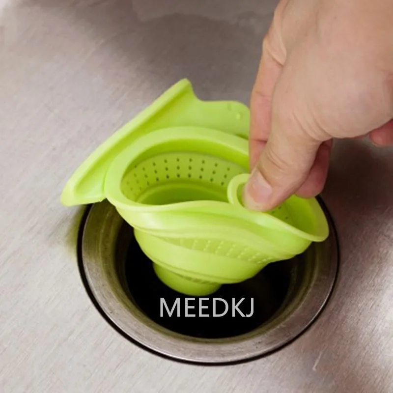 

3 colors random Kitchen filter silica gel snail shape filter bathroom shower drain ditch cover sewer wool filter