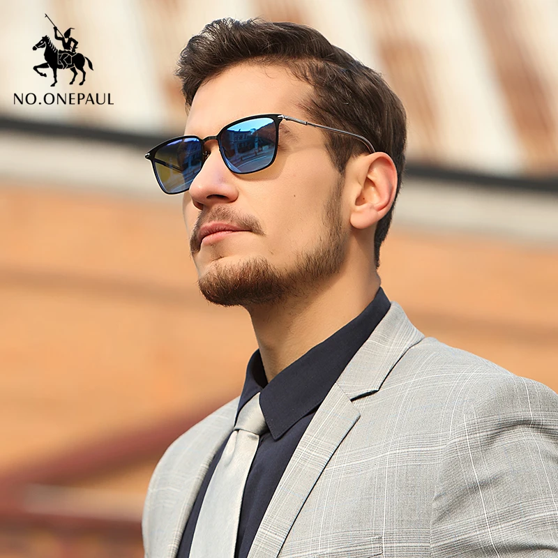 Мужские и женские поляризационные очки NO.ONEPAUL черные солнцезащитные для рыбалки