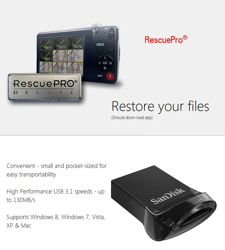 SanDisk USB 3,1 флеш-накопитель Ultra Fit 32 ГБ флэш-накопитель 64Гб флеш-накопитель 128 ГБ 256 130 МБ/с. 16 Гб мини U диск для ПК/Тетрадь