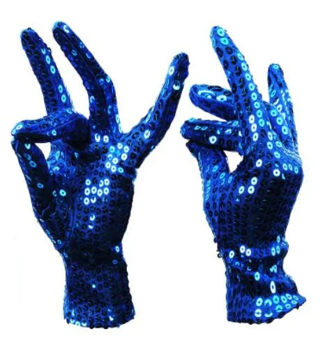 blue gloves Классический маскарадный костюм Майкла Джексона для мальчиков на Хэллоуин, год, маскарадный костюм Билли, Джинсовые Костюмы суперзвезды для сцены - Цвет: blue gloves