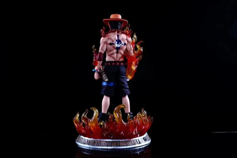 

Anime One Piece Portgas D Ace Fire Boxing Arm Ver PVC Action Figure Collectible Model doll toy 41cm