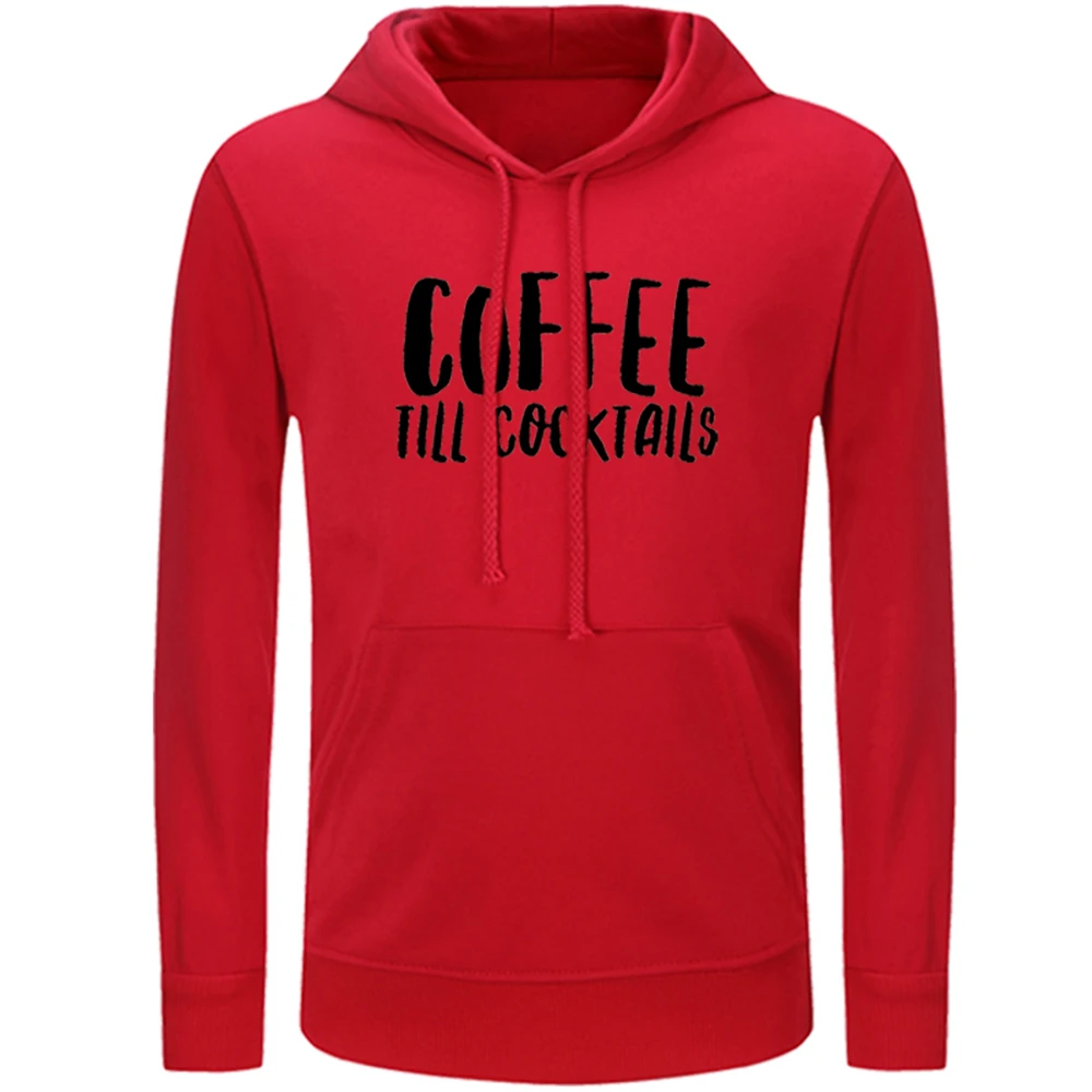 

Life Is Better When You Laughing Womens Ladies Graphic Hoodie Sweatshirt Coffee Till Cocktails Printing Hooded Top Pullover