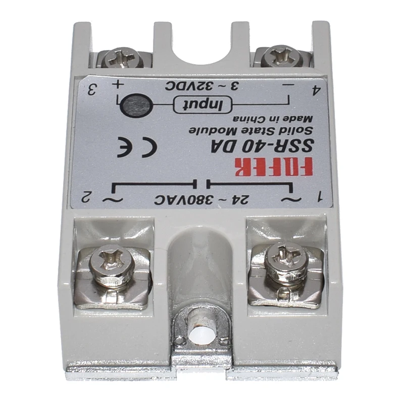 SSR 40 DA твердотельное реле релейный модуль постоянного тока в переменный для
